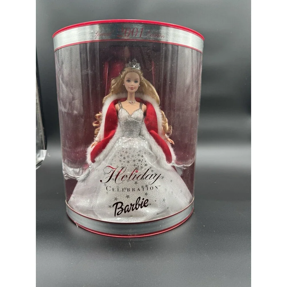 Mattel Holiday Celebration 2001 Barbie Doll 50304 New In Box Never Opened